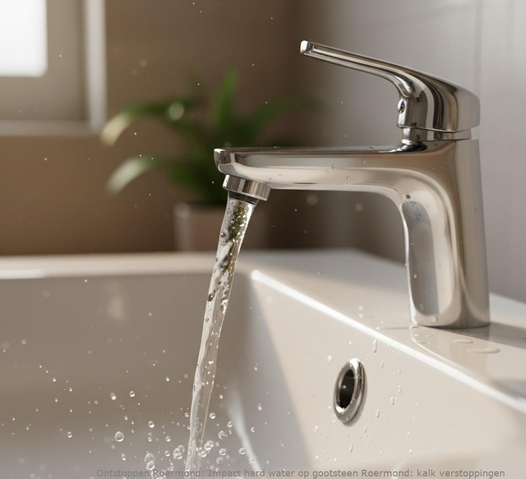 Impact hard water op gootsteen Roermond: kalk verstoppingen
