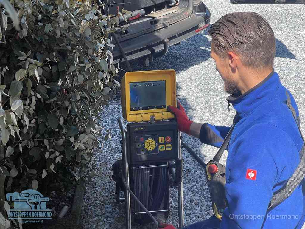 Rioolinspectie met camera in Roermond