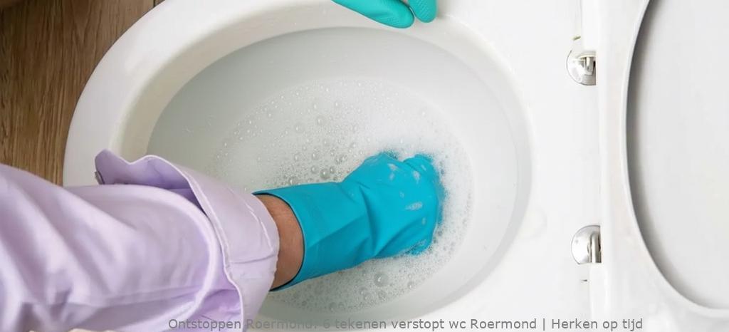 6 tekenen verstopt wc Roermond | Herken op tijd